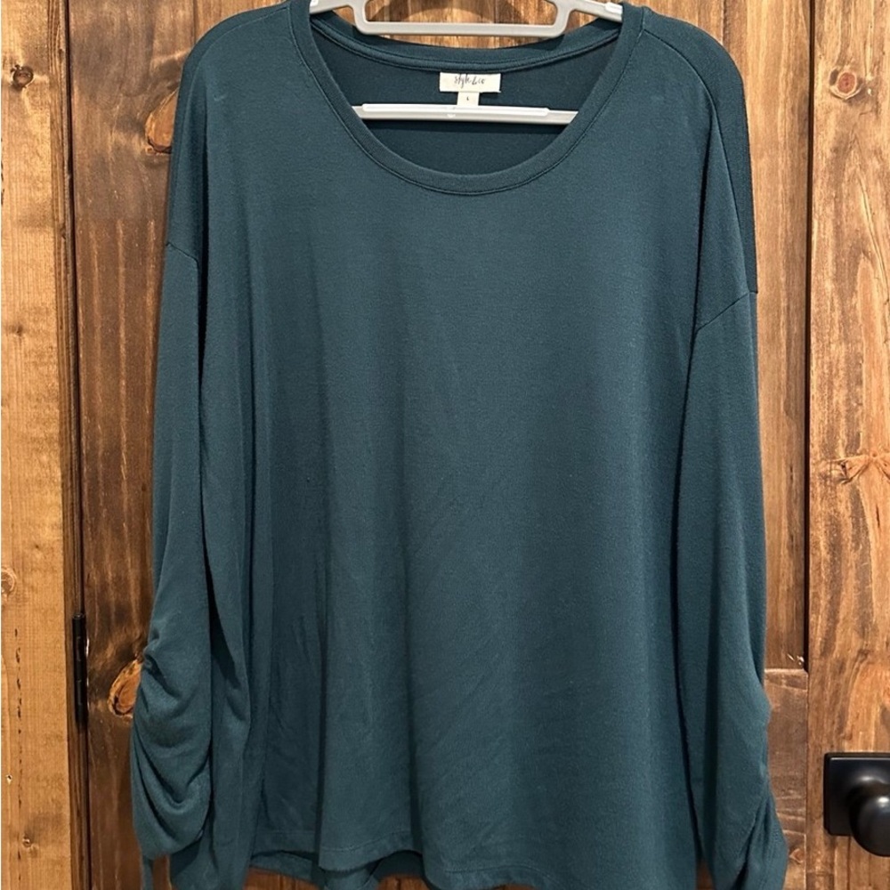 Style & Co. Deep Teal Blouse